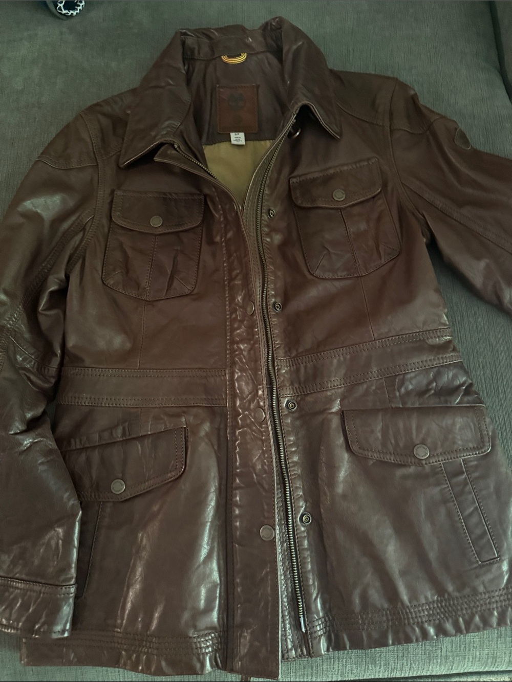 Women’s Brown Leather Jacket - Classic Field Style